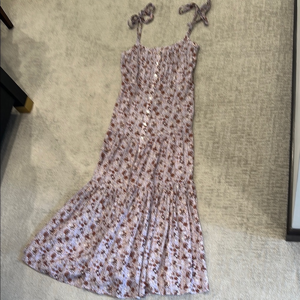 Floral Dress with Adjustable Straps